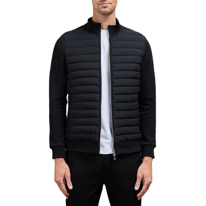 Chaqueta Velmora de lujo para hombre estilo clásico acolchada