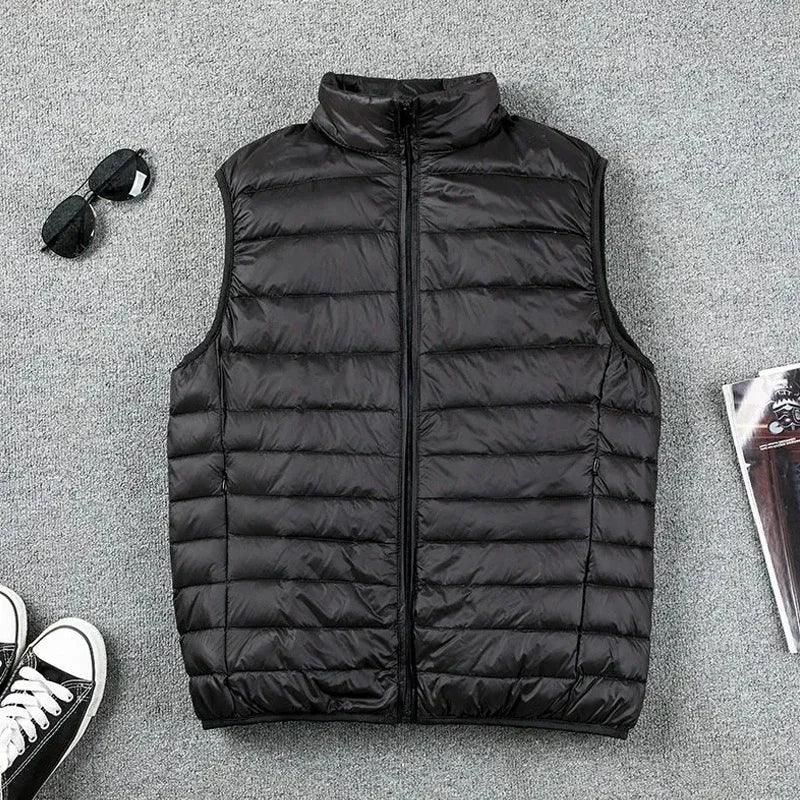 Chaleco Acolchado Ultraligero de Plumas de Pato para Hombre - Velmora