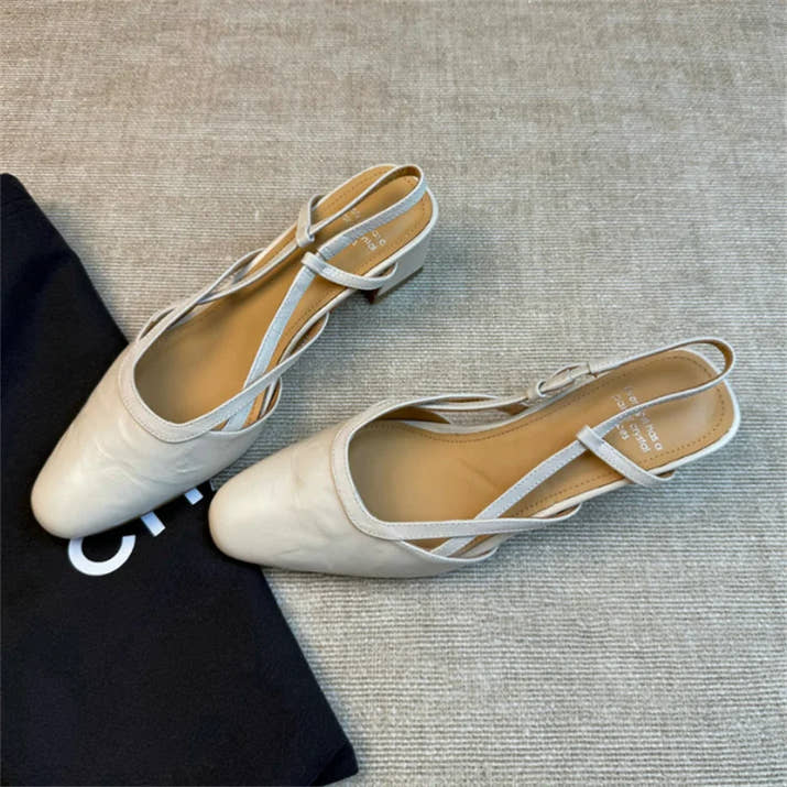 Zapatos Velmora de lujo para mujer en cuero genuino elegante