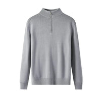 Jersey de Lana con Cremallera para Hombre - Velmora