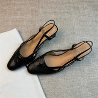 Zapatos Velmora de lujo para mujer en cuero genuino elegante