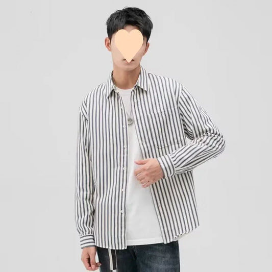Camisa de Rayas para Hombre - Velmora