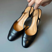 Zapatos Velmora de lujo para mujer en cuero genuino elegante