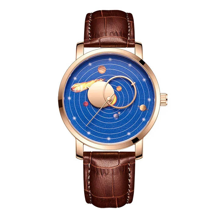 Reloj de Cuarzo para Hombre con Correa de Cuero - Velmora
