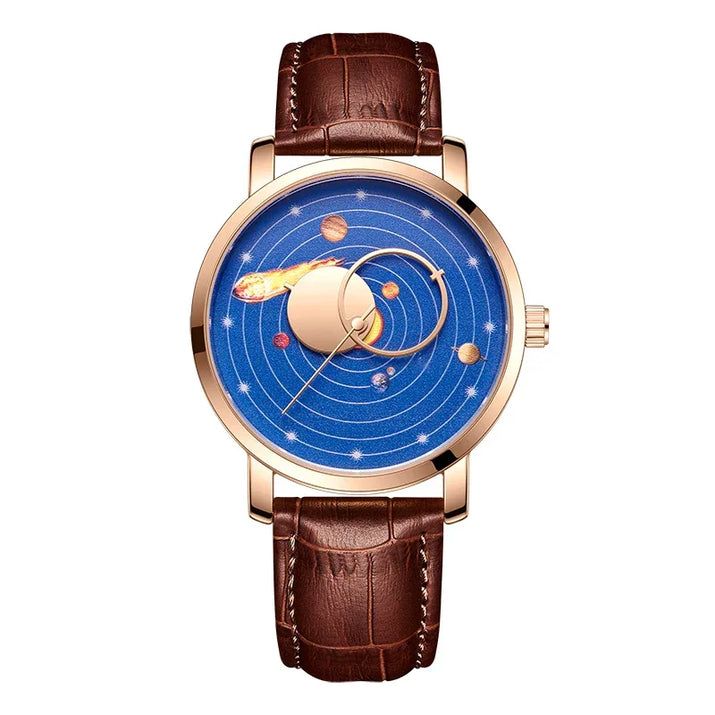 Reloj de Cuarzo para Hombre con Correa de Cuero - Velmora