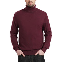 Jersey de Cuello Alto de Punto para Hombre - Velmora