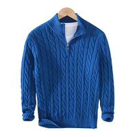 Jersey de Algodón con Cremallera para Hombre - Velmora
