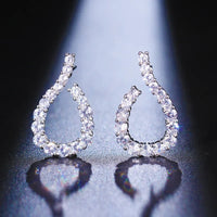 Pendientes Velmora Élégance Gota de Cristal