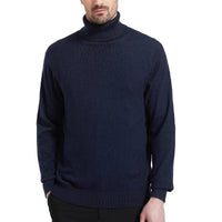 Jersey de Cuello Alto de Punto para Hombre - Velmora