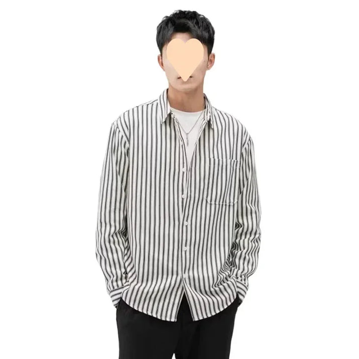 Camisa de Rayas para Hombre - Velmora