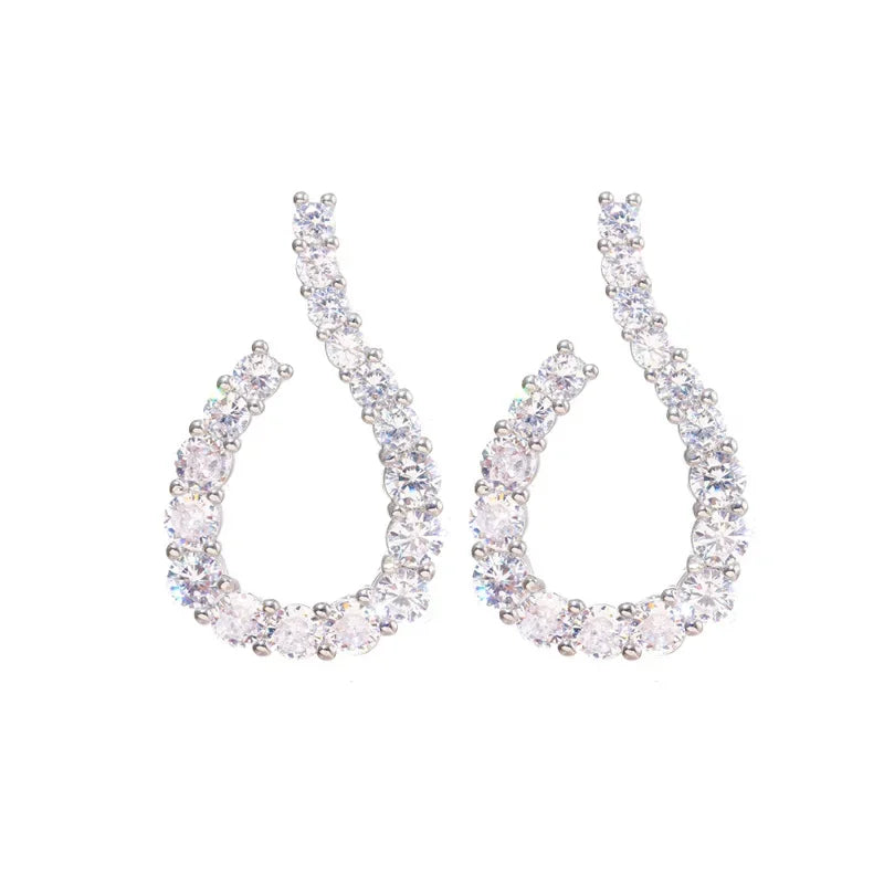 Pendientes Velmora Élégance Gota de Cristal
