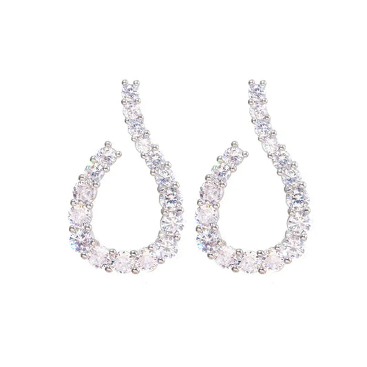 Pendientes Velmora Élégance Gota de Cristal