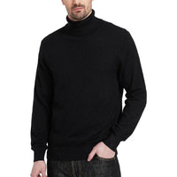 Jersey de Cuello Alto de Punto para Hombre - Velmora