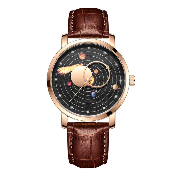 Reloj de Cuarzo para Hombre con Correa de Cuero - Velmora