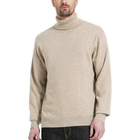 Jersey de Cuello Alto de Punto para Hombre - Velmora