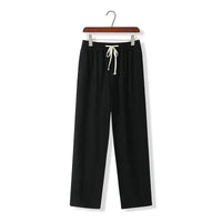 Pantalones de Algodón y Lino para Hombre - Velmora