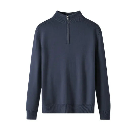 Jersey de Lana con Cremallera para Hombre - Velmora
