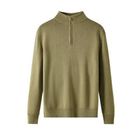 Jersey de Lana con Cremallera para Hombre - Velmora