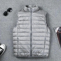 Chaleco Acolchado Ultraligero de Plumas de Pato para Hombre - Velmora