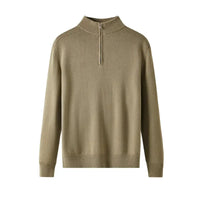 Jersey de Lana con Cremallera para Hombre - Velmora