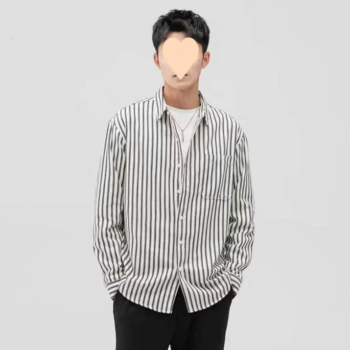Camisa de Rayas para Hombre - Velmora