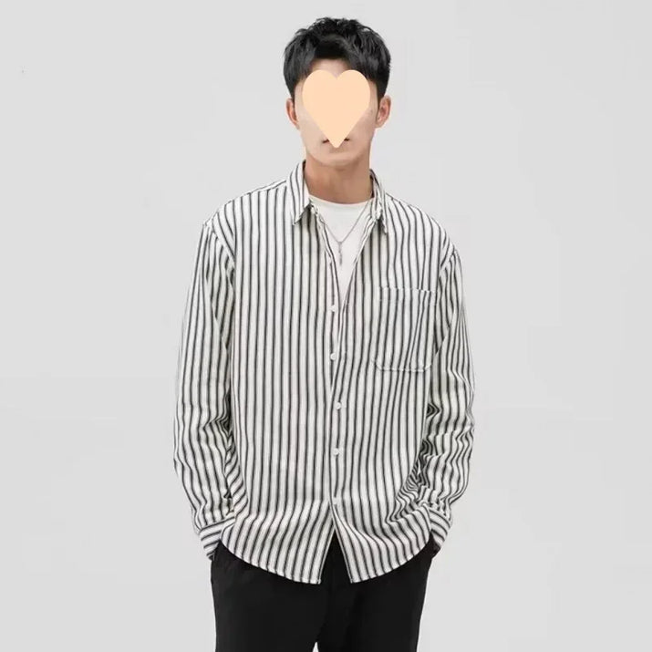 Camisa de Rayas para Hombre - Velmora