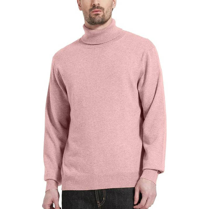 Jersey de Cuello Alto de Punto para Hombre - Velmora
