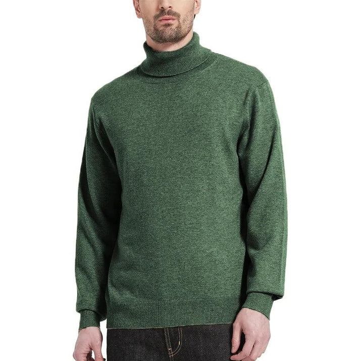 Jersey de Cuello Alto de Punto para Hombre - Velmora