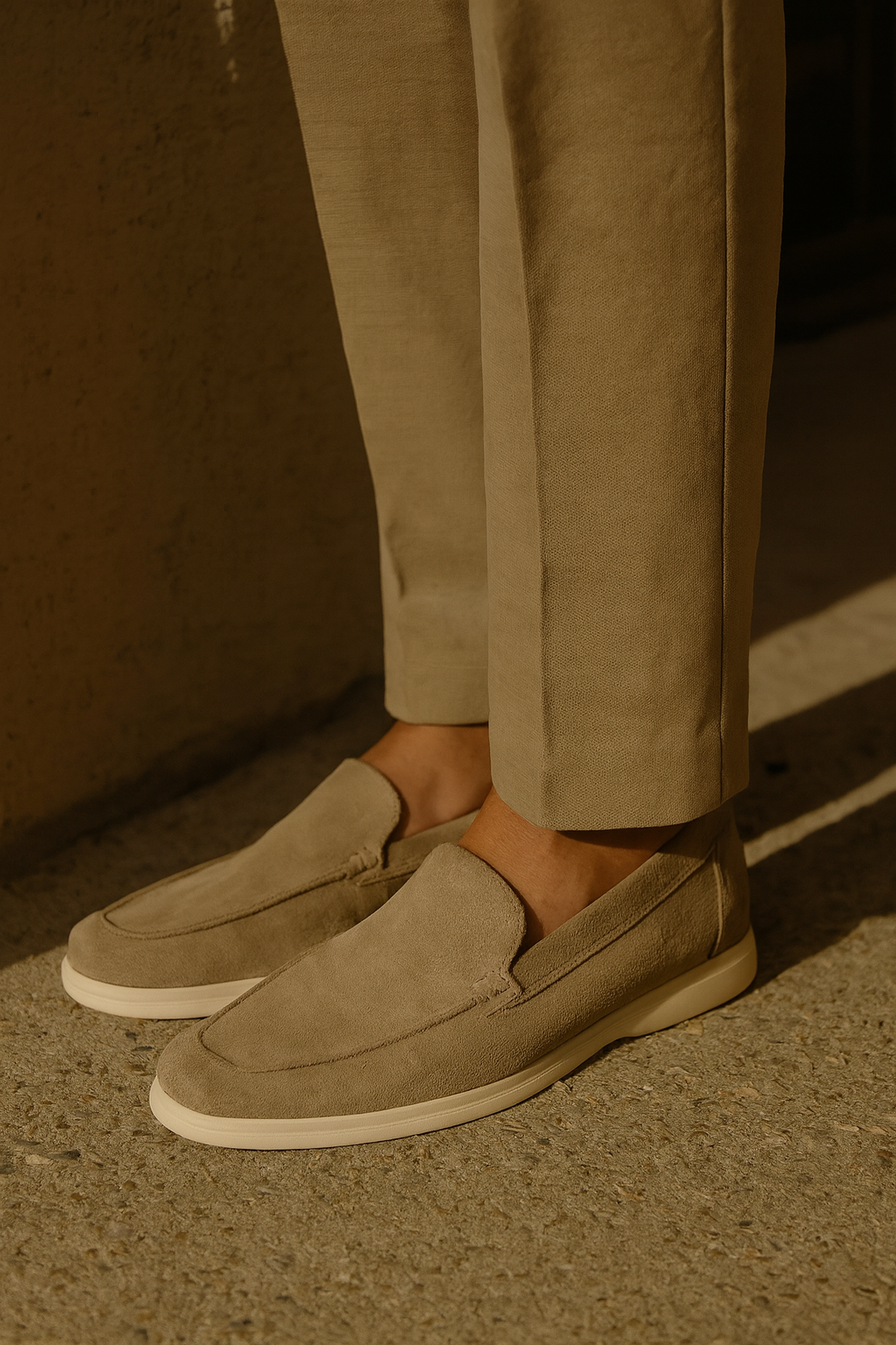 zapatos bege velomora